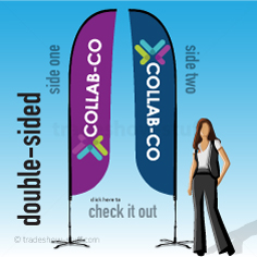 Check out our Double-sided Advertising Flags
