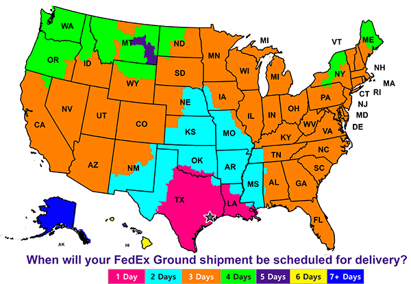 shipping map