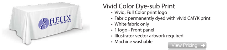 Vivid Color Dye Sub Table Cover